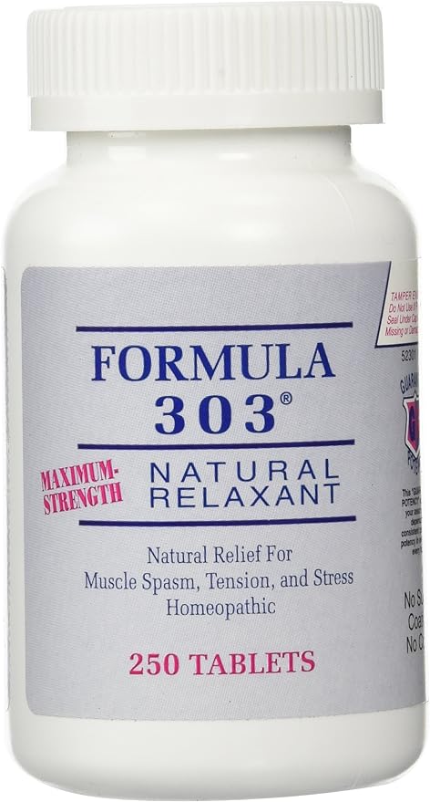 Dee Cee Labs Formula 303 Maximum 250 Tablets;
