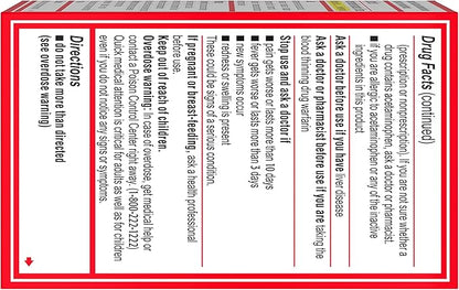 Tylenol Extra Strength Acetaminophen Rapid Release 500 mg 24 ct