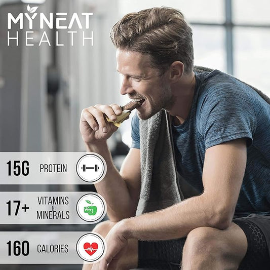 GO4IT Health Meal Replacement Bar, HIGH 7/Box -