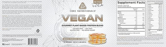 Core Nutritionals Platinum Vegan Gourmet Plant-Based 21 Grams 29 Serving