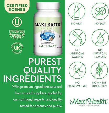 Maxi Health - Maxi Biotic Aged (180 Count)