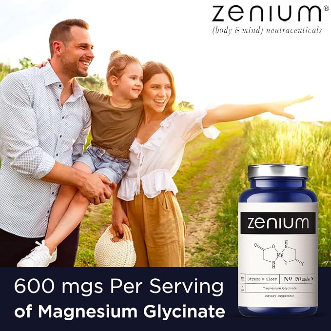 Zenium - Magnesium Glycinate 600 mg 120 Capsules