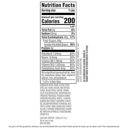 Rockstar Energy Drink, Original, 12oz Sleek Cans (Pack of 8)