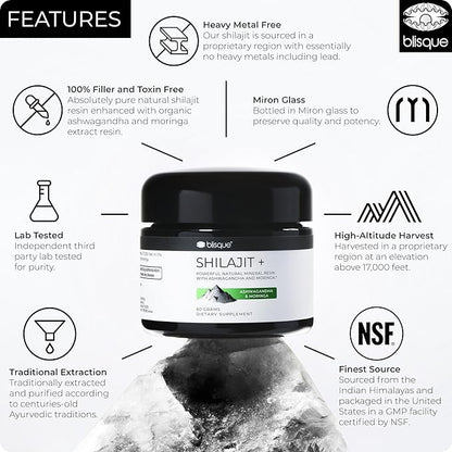 Blisque - Pure Himalayan Organic Shilajit 60 Grams