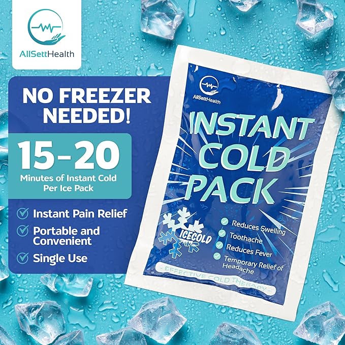 Instant Ice Cold Pack (6” x 4.5”) 100 Packs