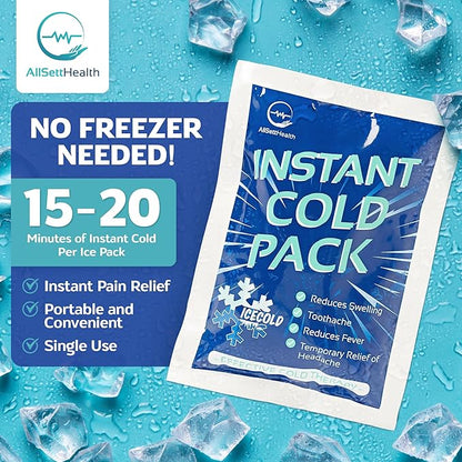 Instant Ice Cold Pack (6” x 4.5”) 100 Packs