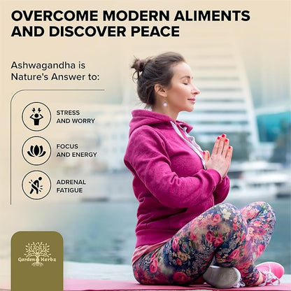Organic Ashwagandha Root & Irish Sea 3,600 mg 120 Caps