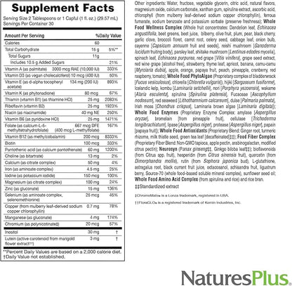 NaturesPlus Ultra Source of Life Liquid 30 fl D3 and 30 Servings