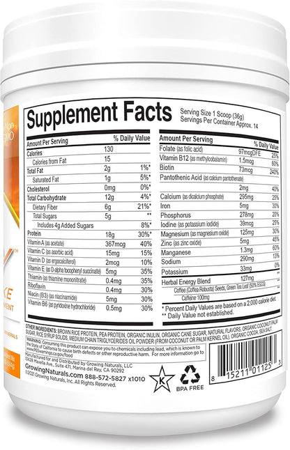 All Natural Plant Based Protein, One 18g Protein 1 Pound 1)