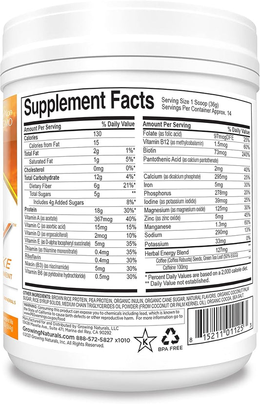 All Natural Plant Based Protein, One 18g Protein 1 Pound 1)