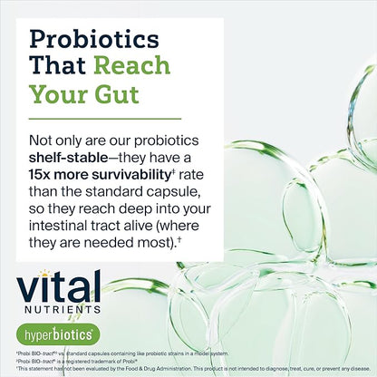 Hyperbiotics Vital Nutrients Pro-15 Pre + Probiotic 15 Strains| 30 Pearl