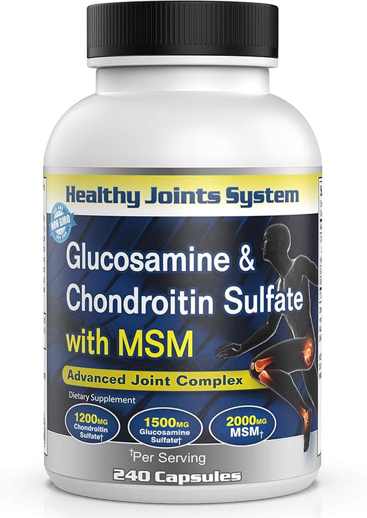Healthy Joints System Glucosamine Chondroitin MSM 240 Tablets