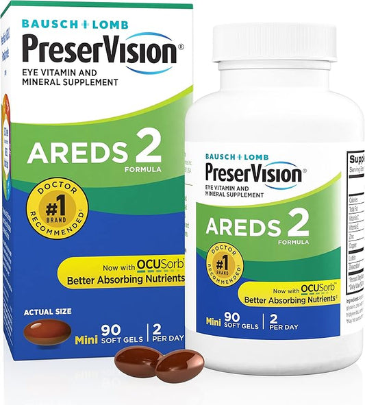 PreserVision AREDS 2 Eye Vitamin & 90 Softgels