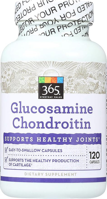 365 Everyday Value, Glucosamine Chondroitin, 120