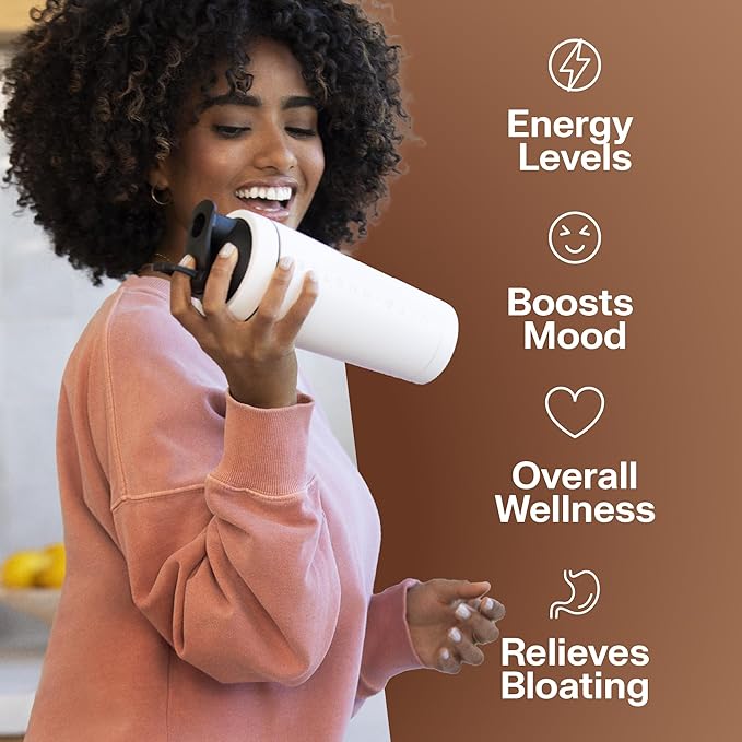 VitaHustle ONE - Superfood Meal Replacement Powder, Plant Based Protein Shake Powder, Vegan. 86 Superfoods, Vitamins, & Minerals, Ashwagandha, Adaptogens. Founded by Kevin Hart. (Chocolate & Vanilla 2-Pack)