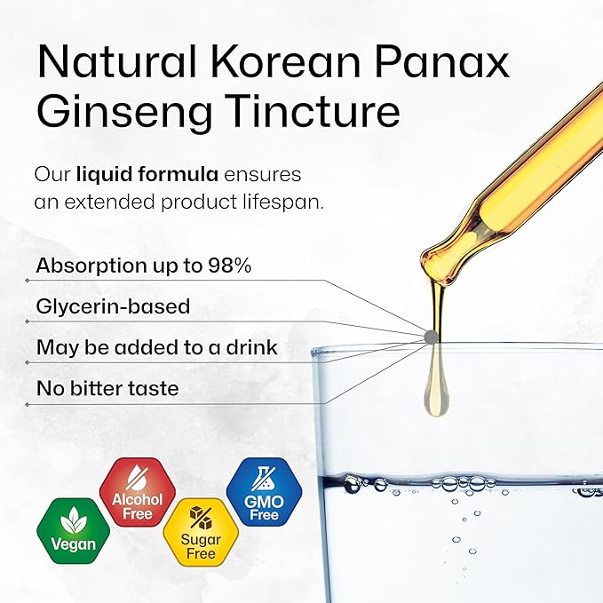 MAUWE Herbs Panax Ginseng Liquid Drops 4 Fl.Oz.