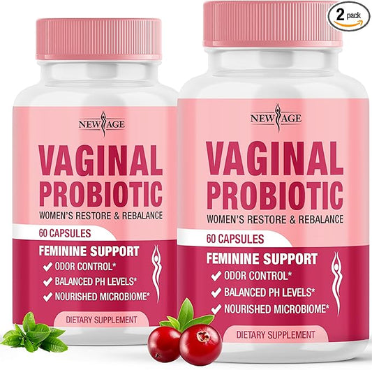 NEW AGE Vaginal Probiotics for Women 120 Capsules