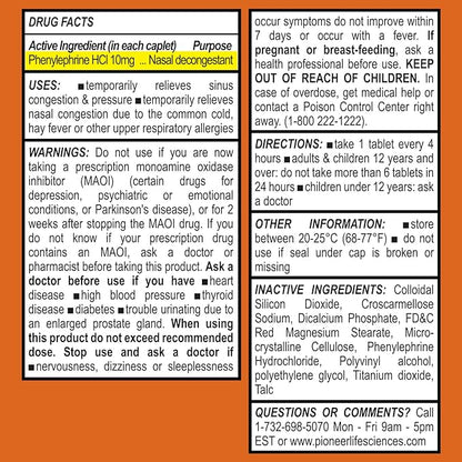 GenCare - Nasal Decongestant (10mg Tablets) (300 Tablets