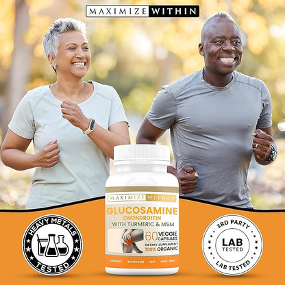 Glucosamine Chondroitin with Turmeric & MSM 60 Veggie