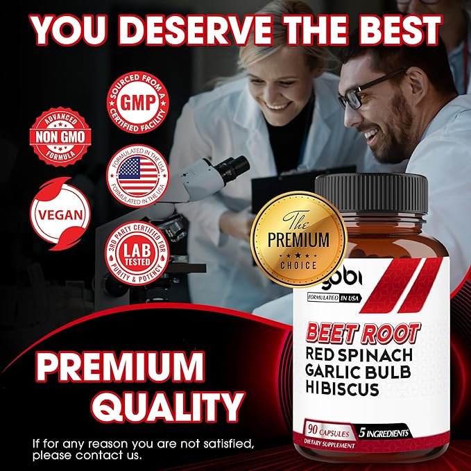 agobi 5in1 Beet Root Capsules 12100mg 90 Vegan