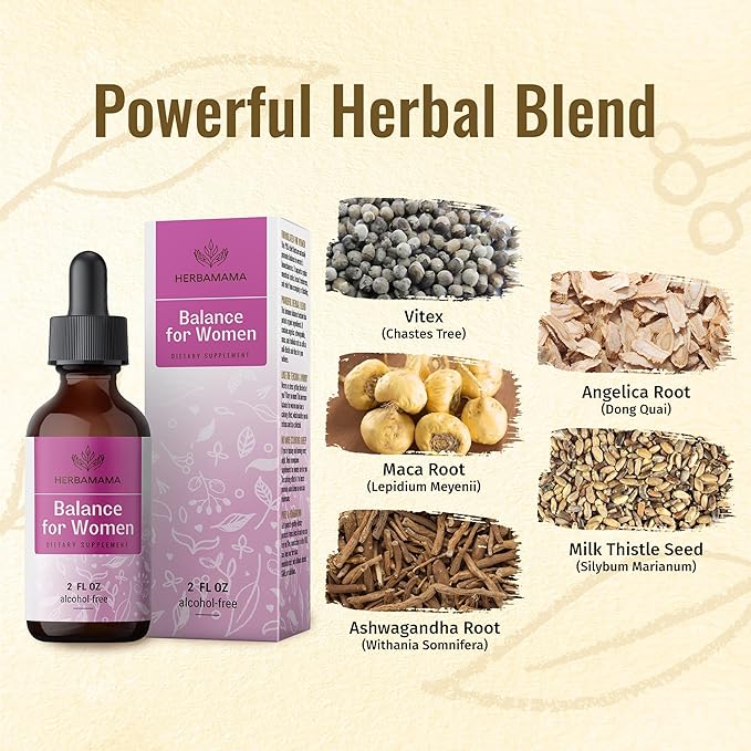 HERBAMAMA Balance for Women Liquid Extract 2 Fl.