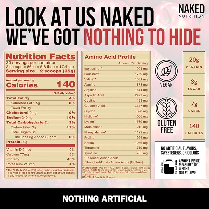 NAKED Shake - Apple Pie Protein 30 Servings
