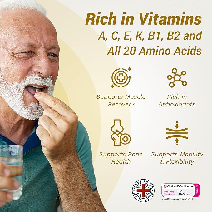 Strength & Spices Bone, Muscle & 100% Natural 28 Ingredients 60 Vegan 1000mg Capsules