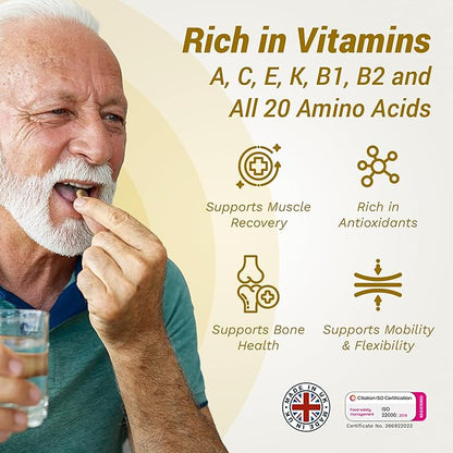 Strength & Spices Bone, Muscle & 100% Natural 28 Ingredients 60 Vegan 1000mg Capsules