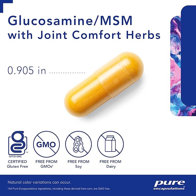 Pure Encapsulations Glucosamine MSM 360 Capsules
