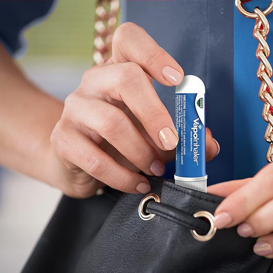 Vicks VapoInhaler, On-The-Go Portable Nasal Inhaler, 2 Scented 2)