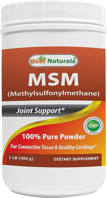 Best Naturals 100% Pure MSM Powder, 1Lb