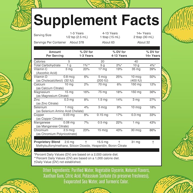 MaryRuth Organics Extra Strength Nighttime Liquid 4 Flavors 32 Servings