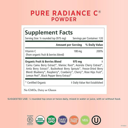 PURE SYNERGY Pure Radiance C 100% Natural, (4 oz