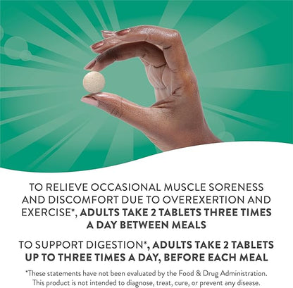 Nature's Way Mega-Zyme Systemic Enzymes, Relieves 100 Tablets