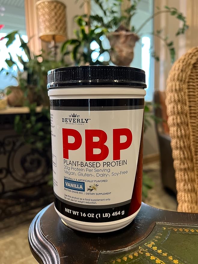 Beverly International PBP, Plant Based Protein. 21g Protein (15 Servings) 1lb. Complete
