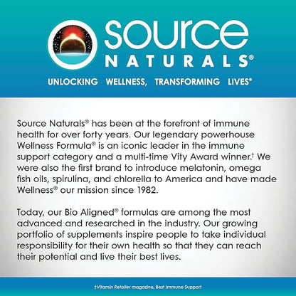 Source Naturals Wellness Formula Bio-Aligned Vitamins 240 Capsules