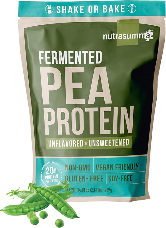 100% Plant Based Fermented Pea Protein 2.14lbs -