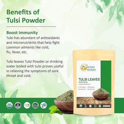 Tulsi Powder Organic Tulasi Holy Basil 5.3 oz