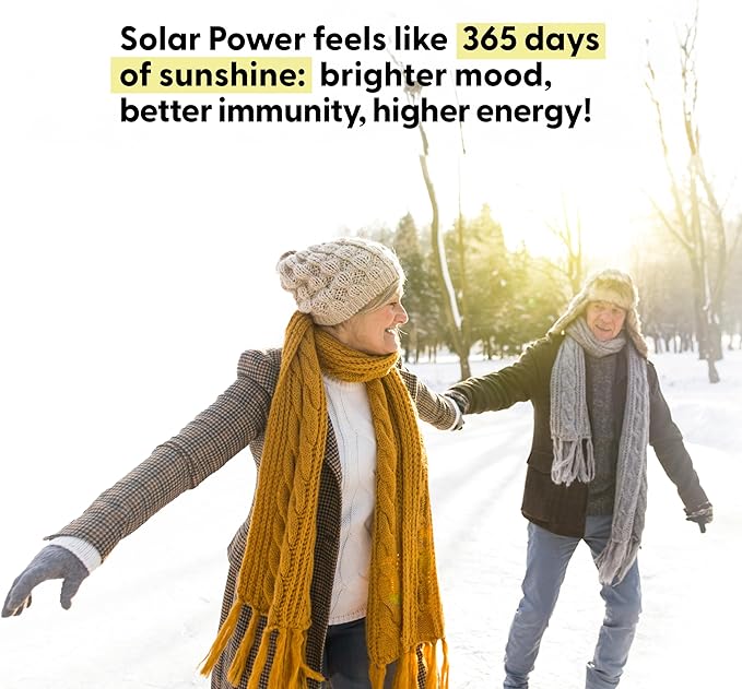 LIVELY VITAMIN CO. Solar Power Vitamin D3 5000 iu - Patented Vitamin K - MK7 - Immune Balance - Brain Function - Mood - Heart - Stress - 180 Count