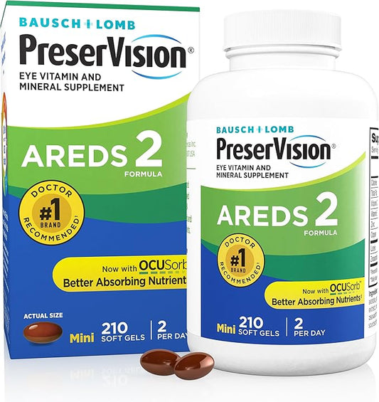 PreserVision AREDS 2 Eye Vitamin & 210 Softgels