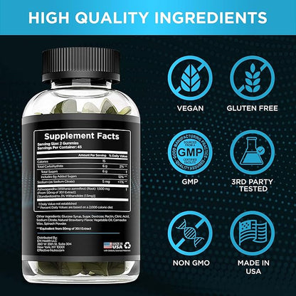 Ashwagandha Gummies for Men and Women 1500mg (2-Pack)
