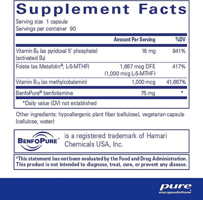 Pure Encapsulations MethylAssist 90's 90 Capsules