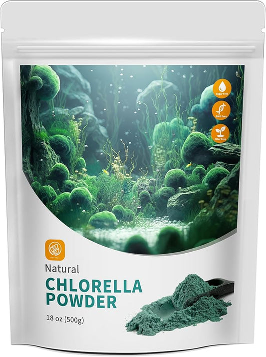 Chlorella Powder Natural with 18 oz
