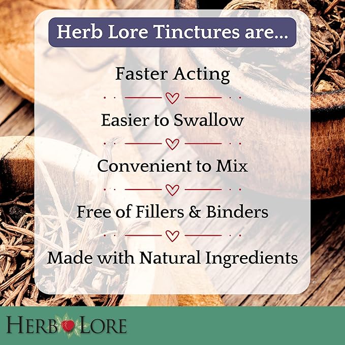 Herb Lore Organic Chamomile Tincture - Liquid Chamomile Drops for Babies & Adults - Melatonin-Free Sleep Supplement (4 fl oz)