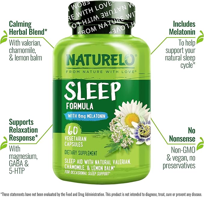 NATURELO Sleep Aid 60 Vegan