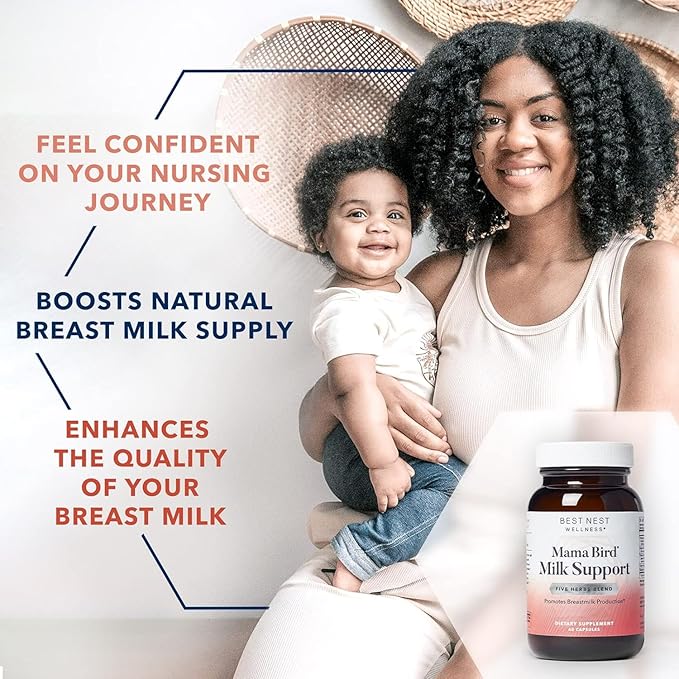 Best Nest Wellness Mama Bird Milk 60Ct