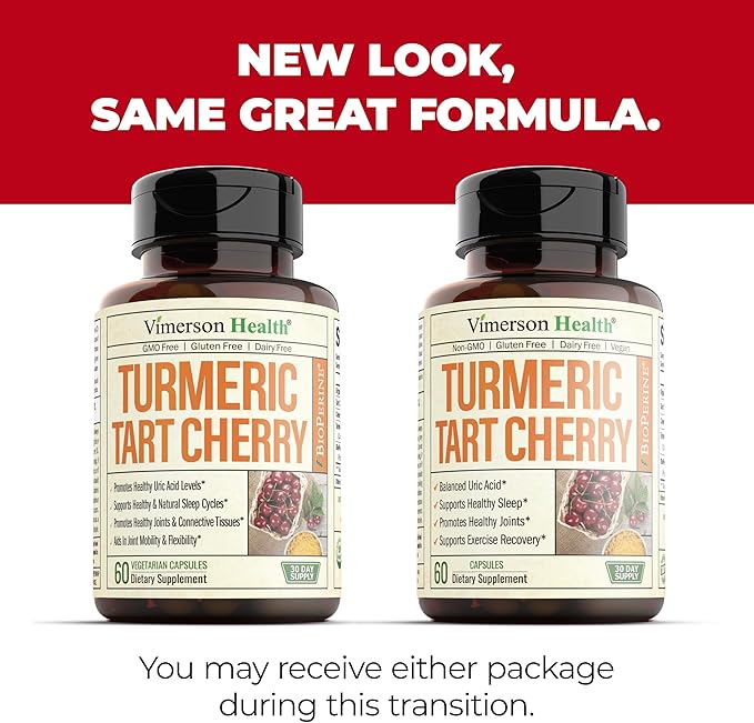 Turmeric Curcumin & Tart Cherry Extract 2 Pack