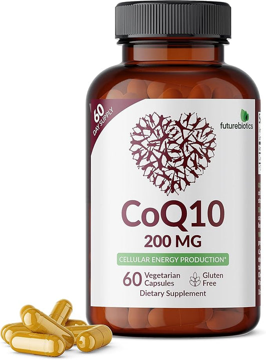 Futurebiotics CoQ10 200 MG Cellular Energy 60 Vegetarian