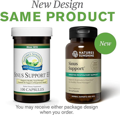 Nature's Sunshine Sinus Support EF, 100