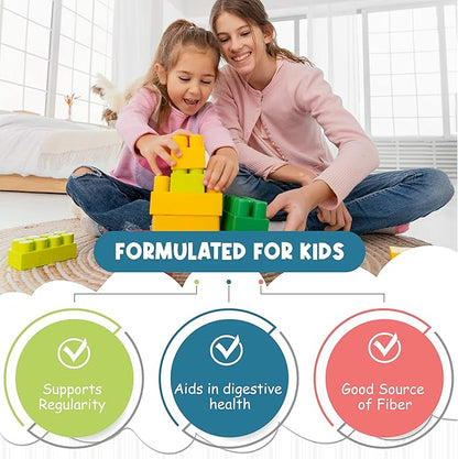 Kids Fiber Gummies, Daily Chicory Root 60 Gummies